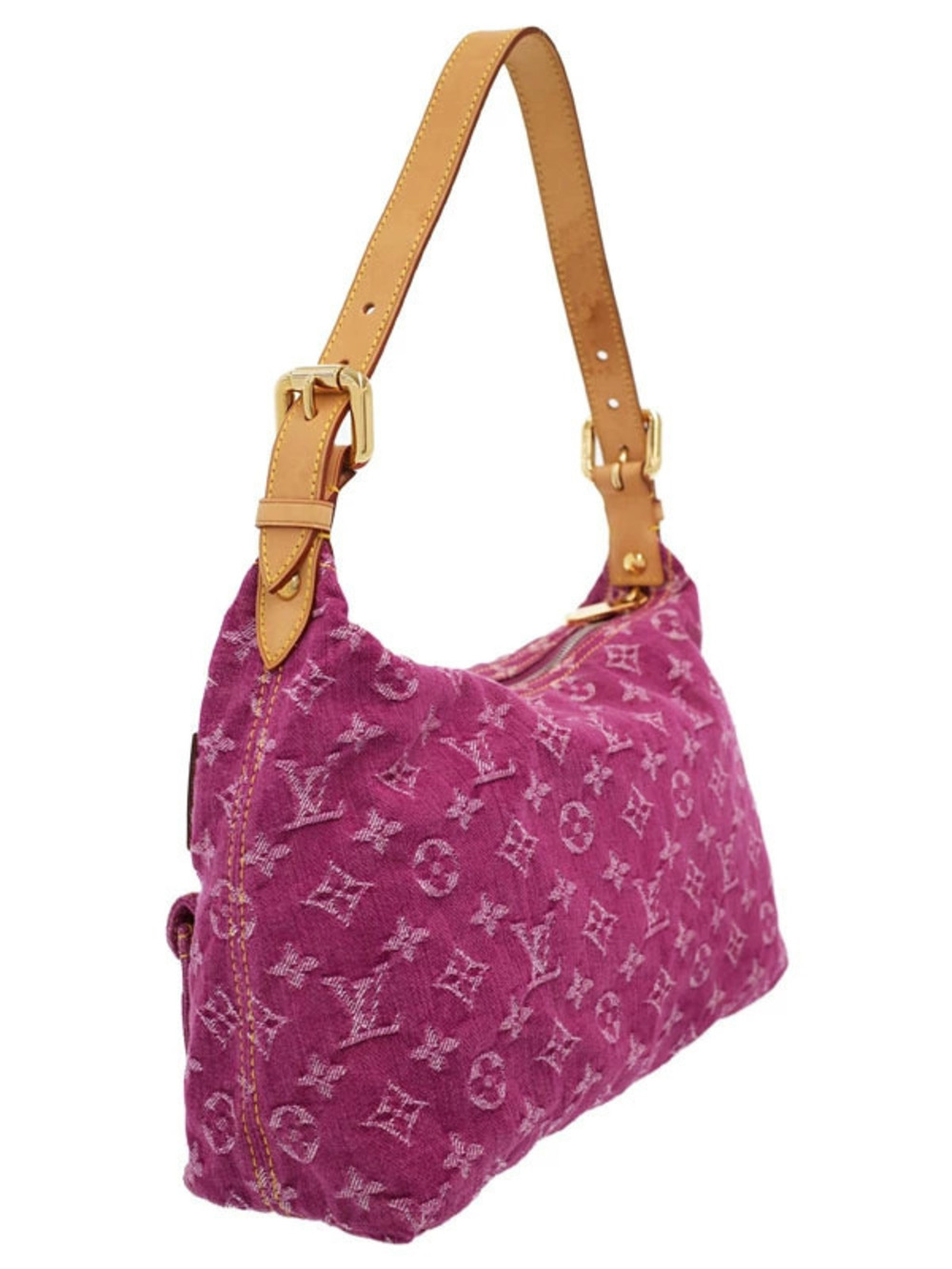 Louis Vuitton Monogram Denim Baggy Hobo Bag - Picture 2 of 9